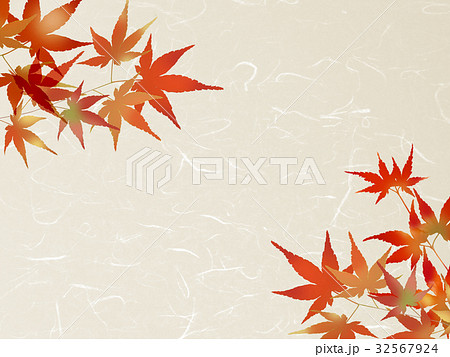 紅葉 和の背景 和柄 和風のイラスト素材 32567924 Pixta