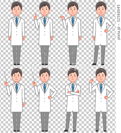 白色衣服正面全身套裝 32568045