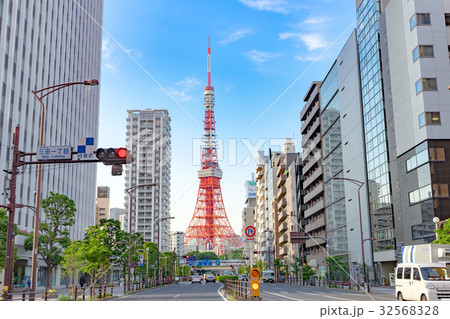 三田一丁目からの東京タワー 32568328