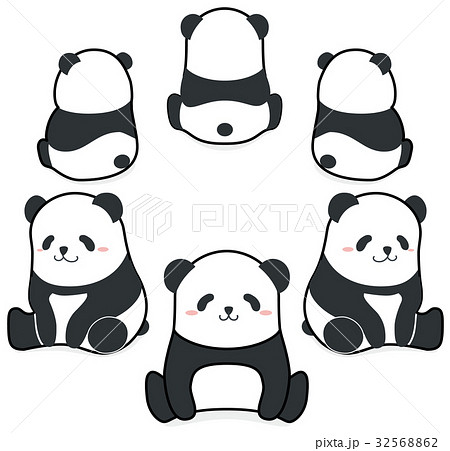 ラブリーゆるい 面白い パンダ イラスト かわいいディズニー画像