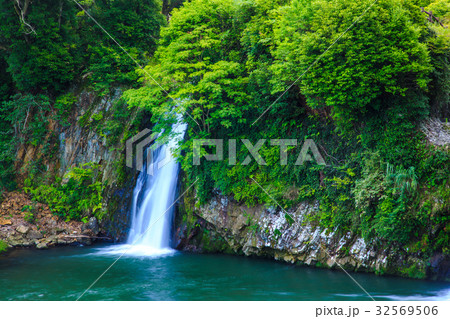 新緑の轟の滝　佐賀県嬉野市 32569506