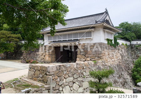 岡山城の石垣と不明門 岡山城の石垣と不明門 32571589