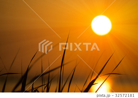 Sunset sky on the lake in south of Thailand. Sunset sky on the lake in south of Thailand. 32572181