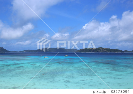 渡嘉敷島　ビーチ　慶良間 32578094