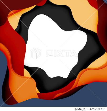 3d vector abstract background with cut shapes 32579149