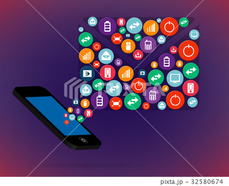 Abstract creative concept vector siluet hands of 32580674