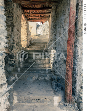 Walkway at a monastery 32581314