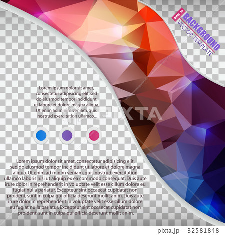 Abstract Creative concept vector booklet list for 32581848
