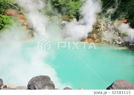 大分県別府　海地獄 32583115