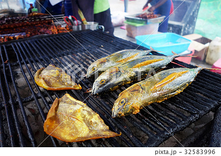 Grilled fish at Sabah Malaysian 32583996