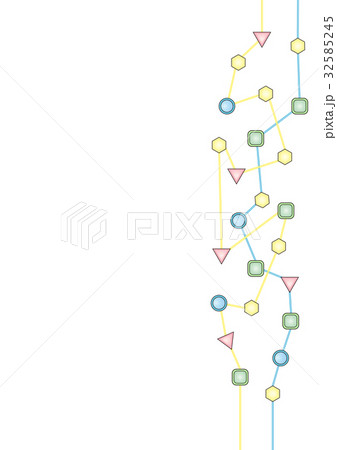 ライン（背景素材）_ブロック 32585245