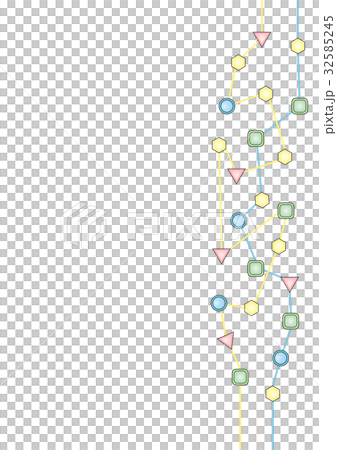 ライン（背景素材）_ブロック 32585245