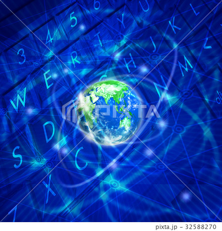 地球のインターネット状況と株式相場 地球のインターネット状況と株式相場 32588270
