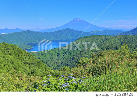 箱根大観山から望む富士山 32589429