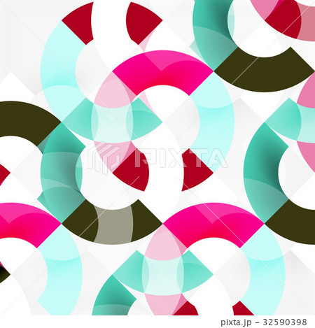 Colorful rings on grey background, modern 32590398