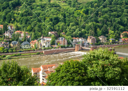 Plenty of residential houses at the hillside 32591112