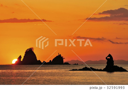 伊豆 大田子海岸 夕景 伊豆 大田子海岸 夕景 32591993