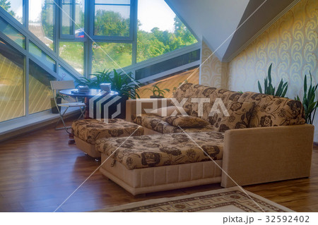 Luxury light interior of sitting room Luxury light interior of sitting room 32592402