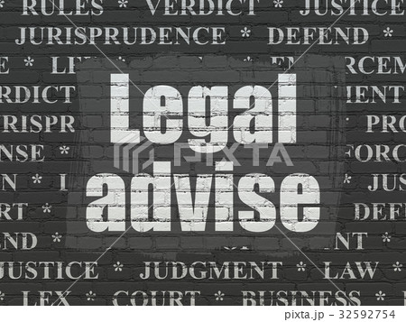 Law concept: Legal Advise on wall background 32592754