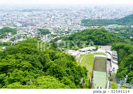 札幌大倉山展望台から見る風景 32593114