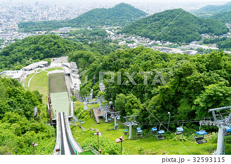 札幌大倉山展望台から見る風景 札幌大倉山展望台から見る風景 32593115
