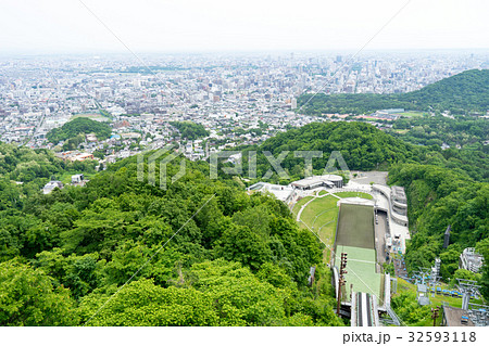 札幌大倉山展望台から見る風景 札幌大倉山展望台から見る風景 32593118