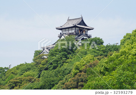 岡山城の天守 岡山城の天守 32593279