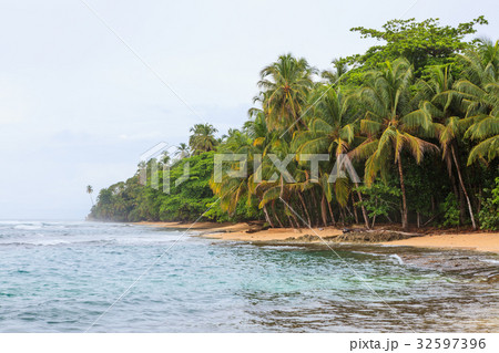 Tropical paradise beach Costa Rica Tropical paradise beach Costa Rica 32597396
