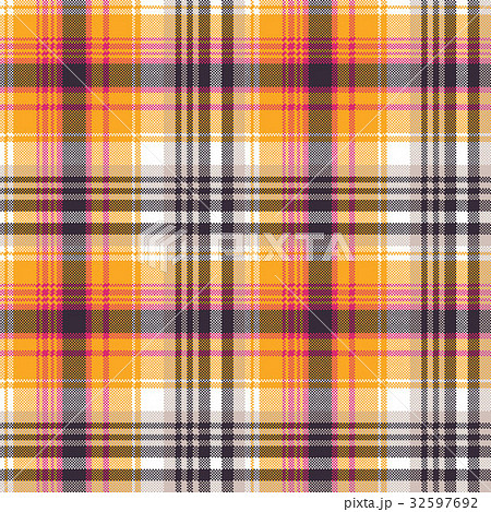 Orange white pixel seamless fabric texture 32597692