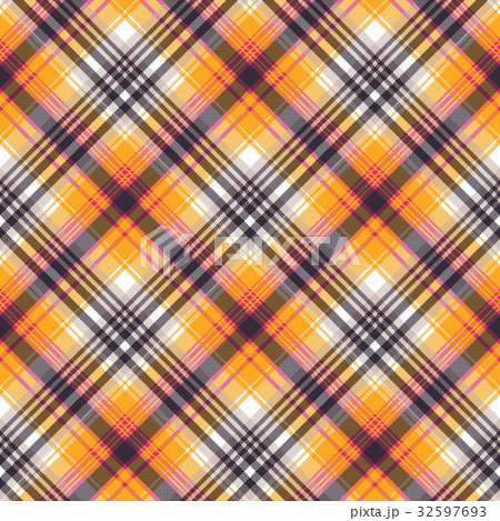 Orange white pixel seamless fabric texture 32597693