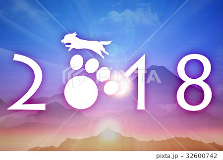 2018年戌年年賀状 32600742