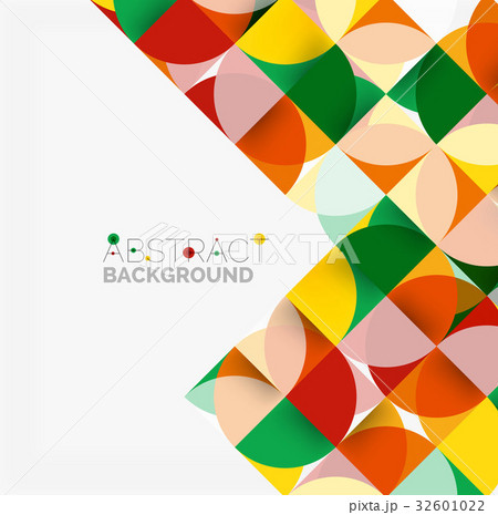 Modern geometrical abstract background circles 32601022