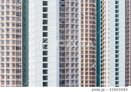 Exterior of residential building Exterior of residential building 32603084
