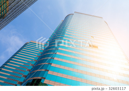 Modern Buildings in Commercial Area 32603117