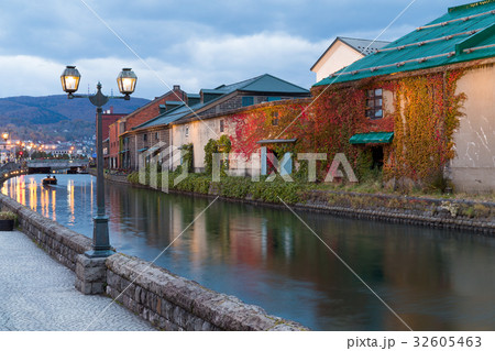 Otaru canal in Hokkaido Otaru canal in Hokkaido 32605463
