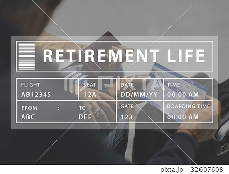 Retirement Lifestyle of Senior Adult Couple Word Graphic Retirement Lifestyle of Senior Adult Couple Word Graphic 32607608