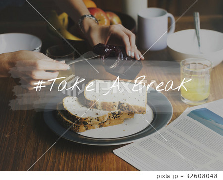 Food Meal Breakfast Hungey Word Hashtag Graphic 32608048