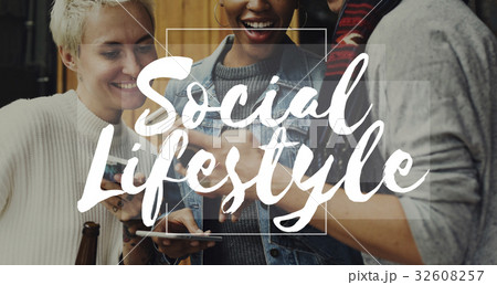 Social Network Lifestyle Connection Communication Society 32608257