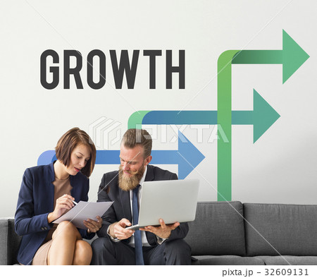 Business People Talking About Strategy Success on the Sofa Business People Talking About Strategy Success on the Sofa 32609131