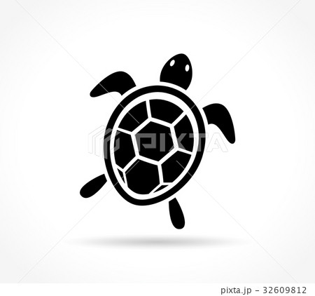 turtle icon on white background 32609812