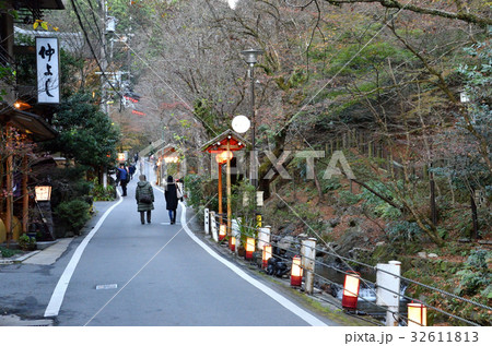 洛北 貴船街道の町並み 32611813