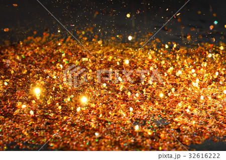 Gold glitter and gold background design of rich 32616222