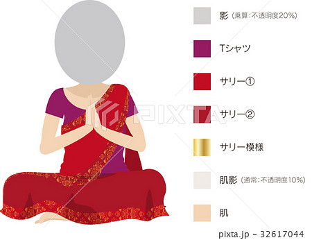 ヨガ_女性 32617044