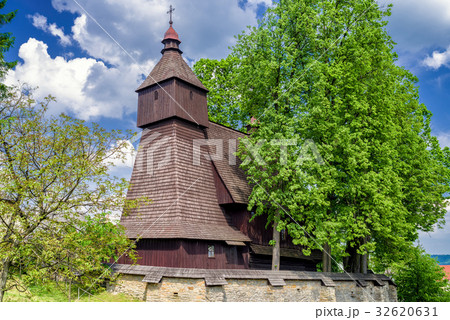 Wooden church in Hervartov, Slovakia 32620631
