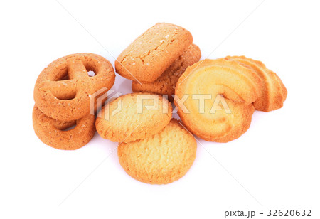 Cookies on a white background Cookies on a white background 32620632