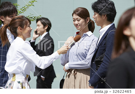 街頭インタビュー リポーター 街頭インタビュー リポーター 32622465