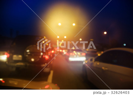 Bokeh of traffic city background 32626403