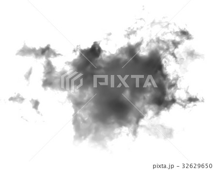 Dark clouds on white background 32629650
