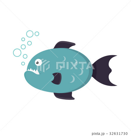 piranha fish vector illustration 32631730