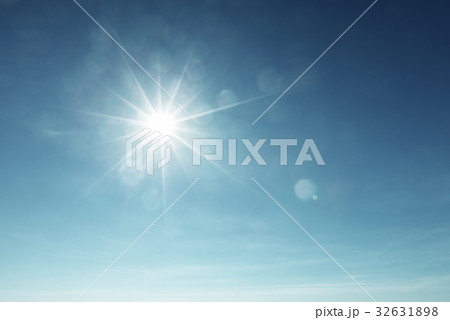 blue sky and sun blue sky and sun 32631898